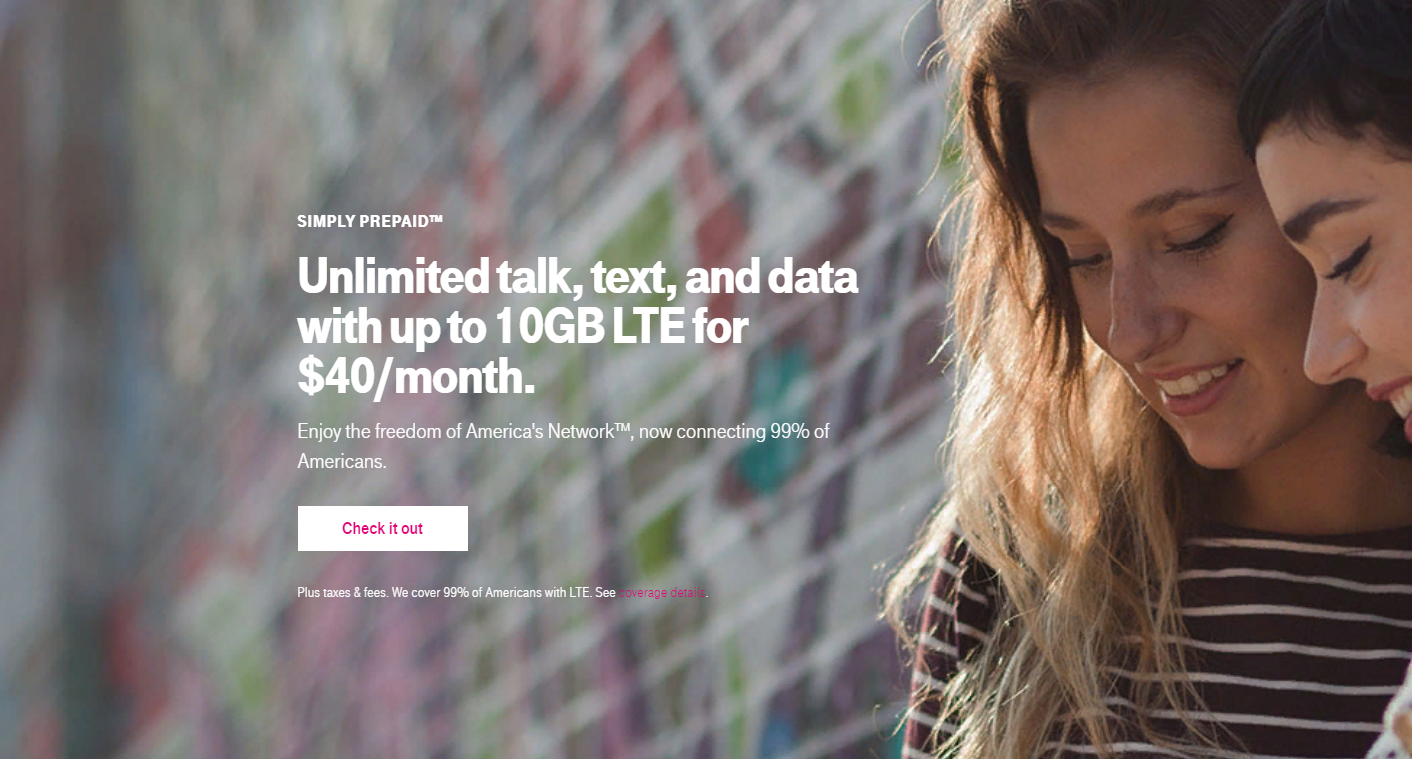 T-Mobile Simply Prepaid Plan - это индивидуальный безлимитный тарифный план, предлагаемый компанией T-Mobile. Купить Вы можете у нас на сайте. Бесплатная доставка. Оплата при получении